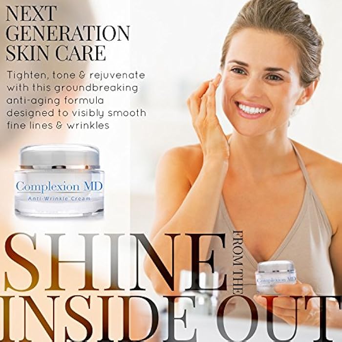 Complexion MD Advanced Anti-Wrinkle Cream – Clinically Tested Multi-Peptide with Hyaluronic Acid – Face Moisturizer for Skin care – Hypoallergenic for All Skin Types – 1 Ounce - Image 4